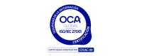 Logo ISO 27001 azul